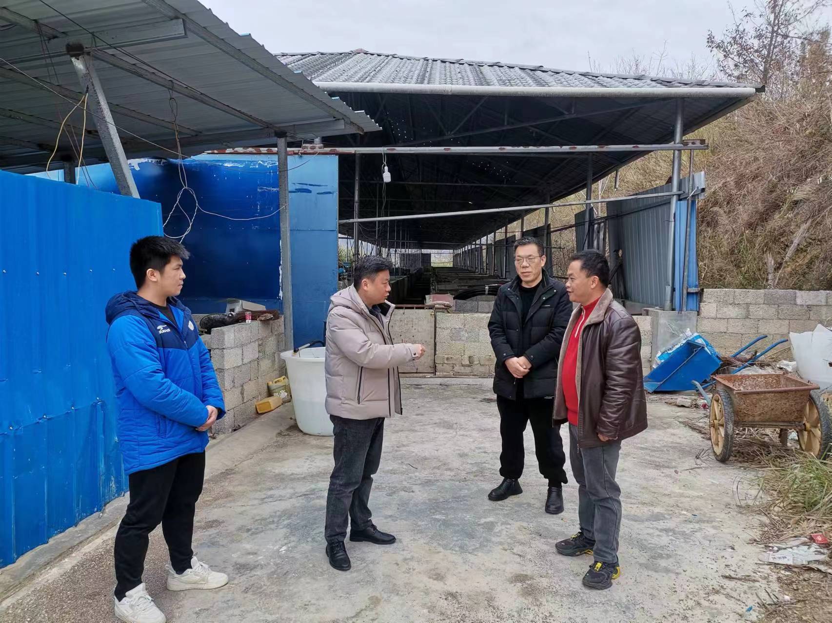 能礦錳業(yè)黨委副書記、代總經(jīng)理楊曲波一行到里懷村開展鄉(xiāng)村振興幫扶工作